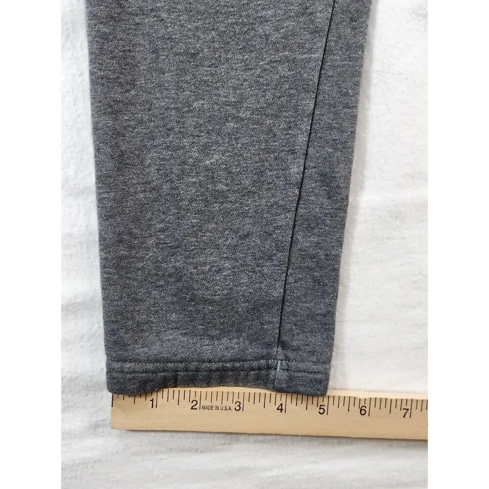 Adidas Men's Gray 3-Stripes Jogger Sweatpants Size S